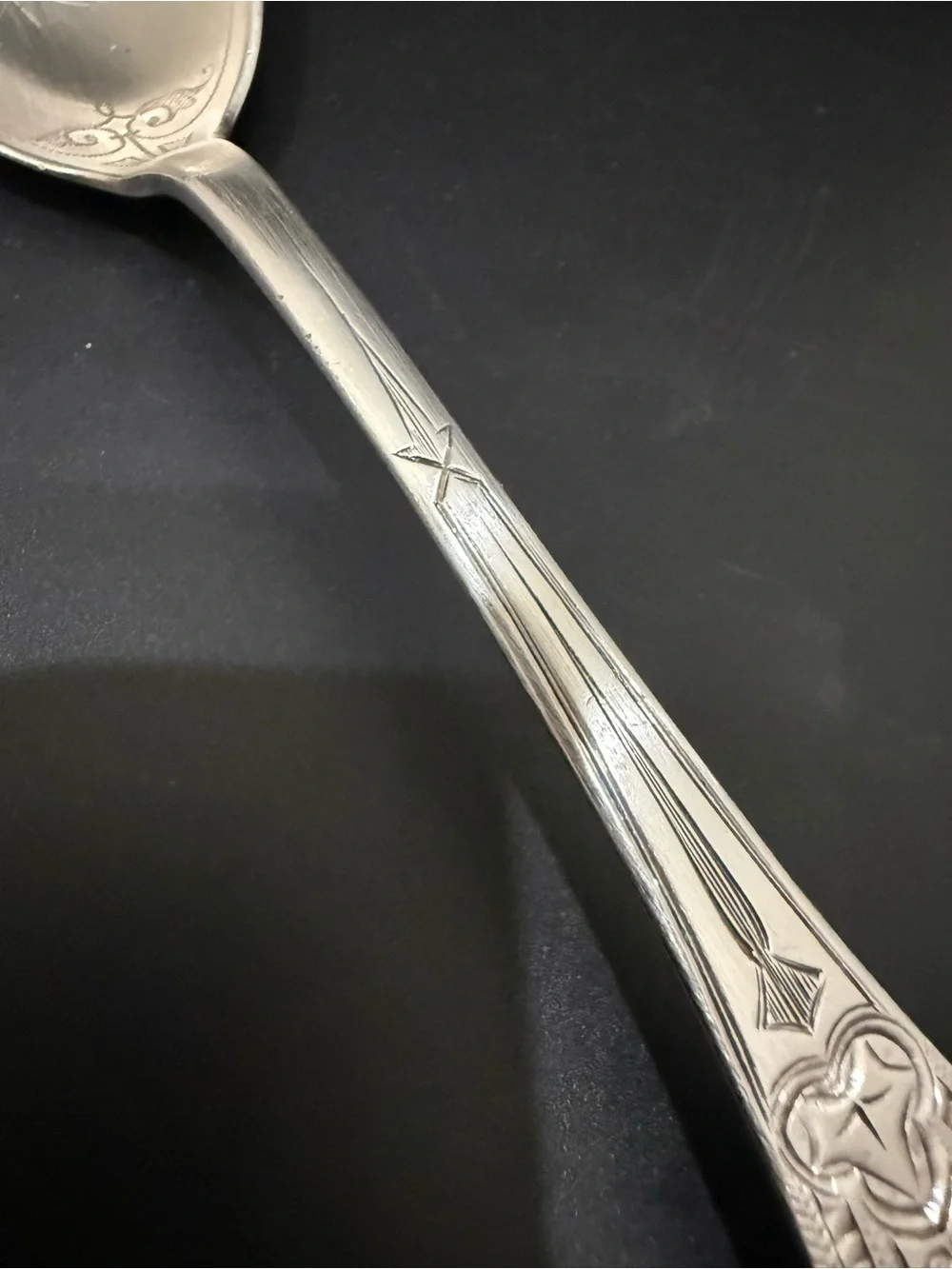 Vintage Bigelow, Kennard & Co. 925 Sterling Silver Pineapple 9” Serving Spoon